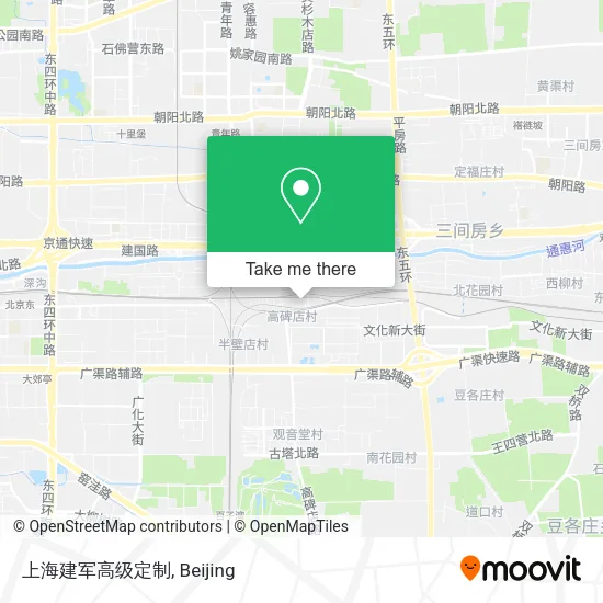 上海建军高级定制 map