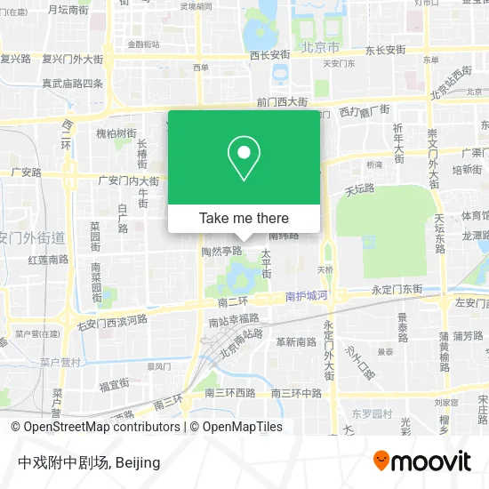 中戏附中剧场 map