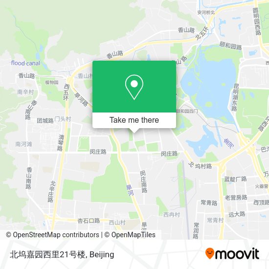 北坞嘉园西里21号楼 map