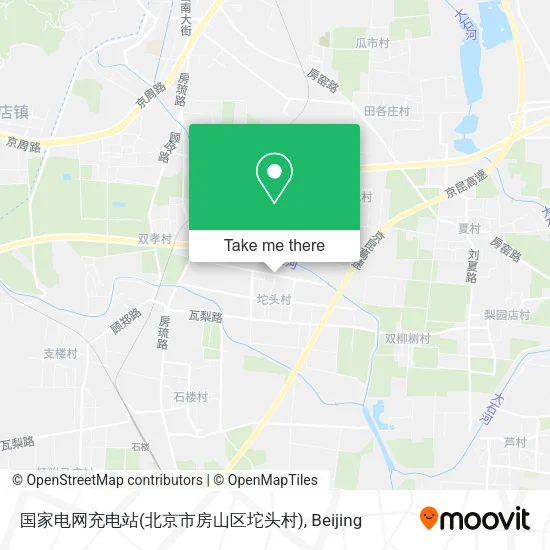 国家电网充电站(北京市房山区坨头村) map