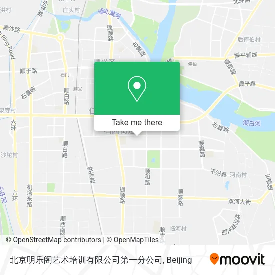 北京明乐阁艺术培训有限公司第一分公司 map