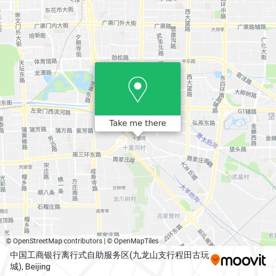 中国工商银行离行式自助服务区(九龙山支行程田古玩城) map