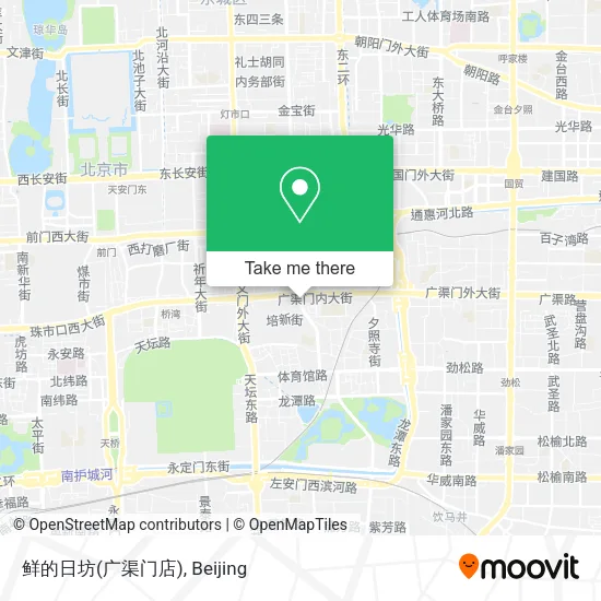 鲜的日坊(广渠门店) map