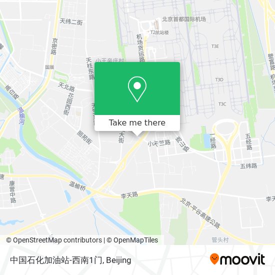 中国石化加油站-西南1门 map