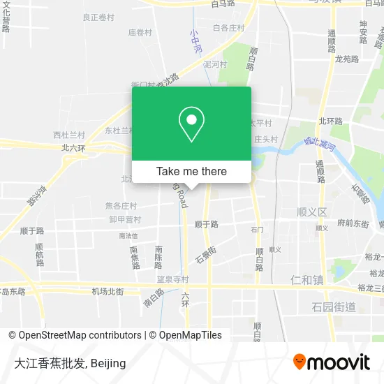 大江香蕉批发 map