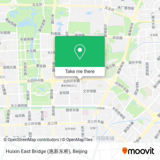 Huixin East Bridge (惠新东桥) map