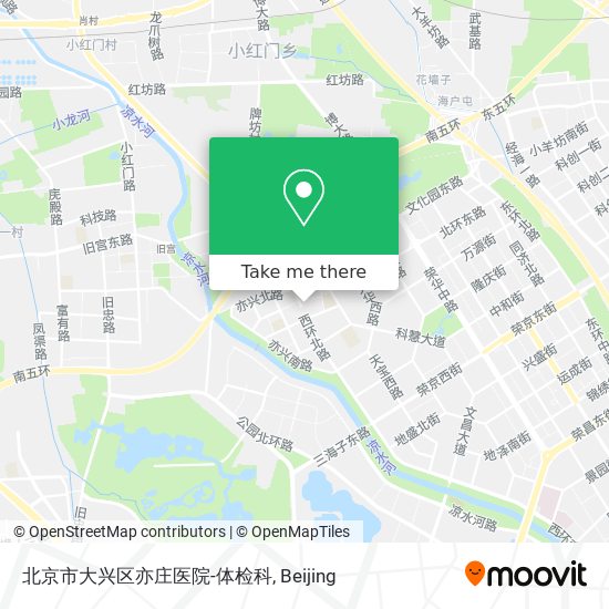 北京市大兴区亦庄医院-体检科 map