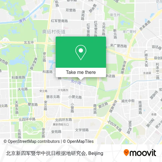 北京新四军暨华中抗日根据地研究会 map