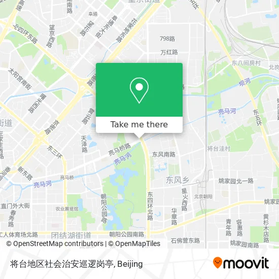 将台地区社会治安巡逻岗亭 map