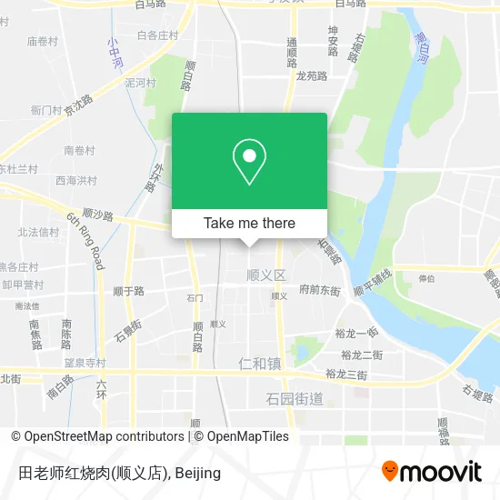 田老师红烧肉(顺义店) map