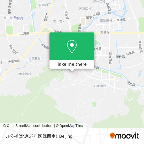 办公楼(北京老年医院西南) map