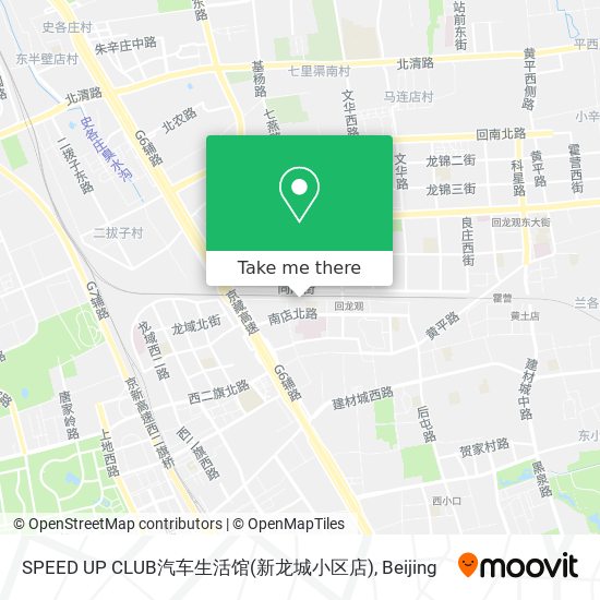 SPEED UP CLUB汽车生活馆(新龙城小区店) map