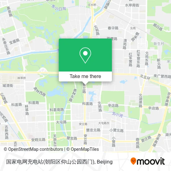国家电网充电站(朝阳区仰山公园西门) map