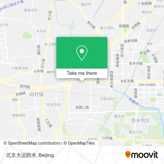 北京大运防水 map