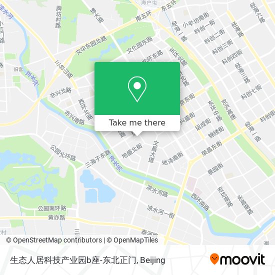 生态人居科技产业园b座-东北正门 map