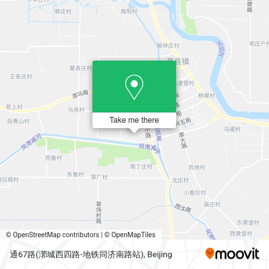 通67路(漷城西四路-地铁同济南路站) map