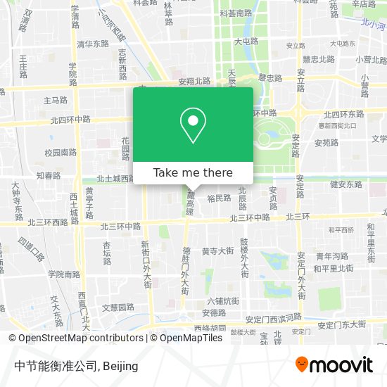中节能衡准公司 map