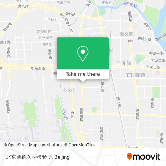北京智德医学检验所 map