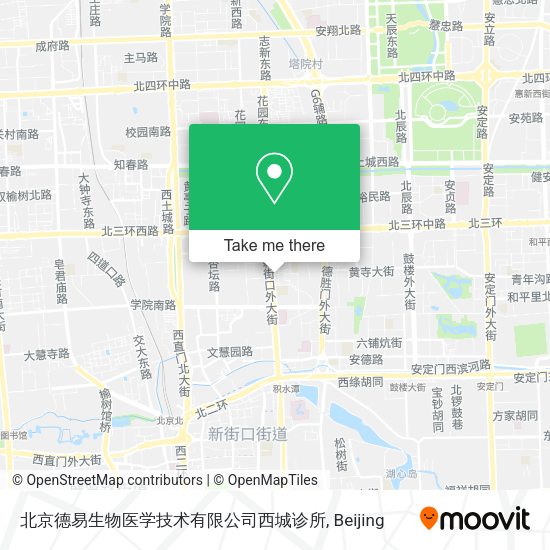 北京德易生物医学技术有限公司西城诊所 map