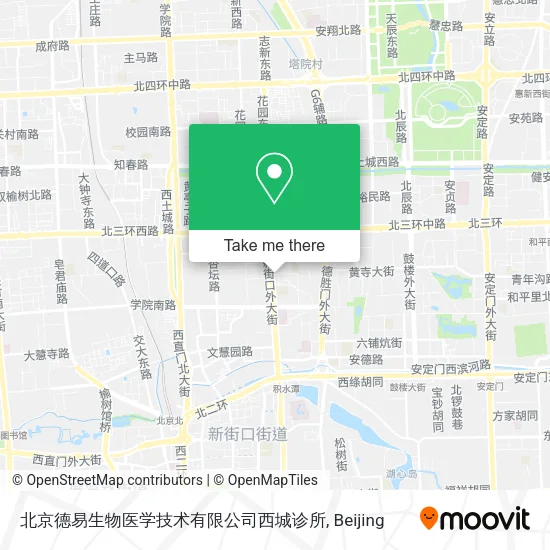 北京德易生物医学技术有限公司西城诊所 map