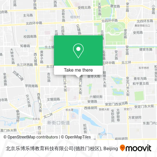 北京乐博乐博教育科技有限公司(德胜门校区) map