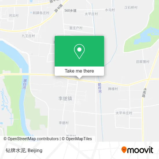 钻牌水泥 map