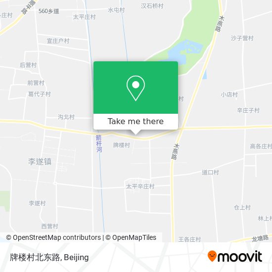 牌楼村北东路 map
