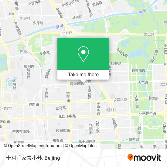 十村香家常小炒 map