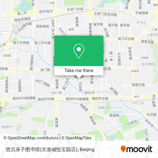 悠贝亲子图书馆(京港城悦宝园店) map