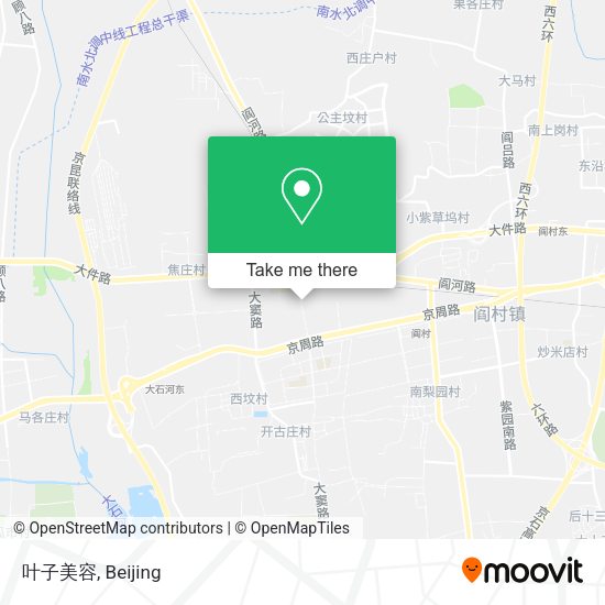 叶子美容 map