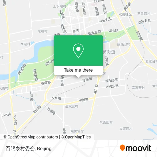百眼泉村委会 map