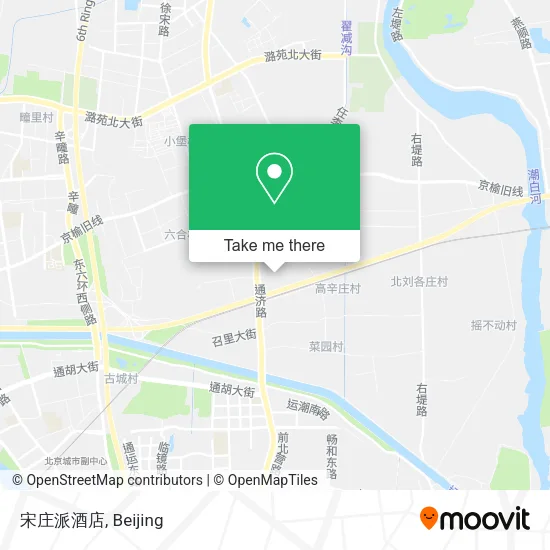 宋庄派酒店 map