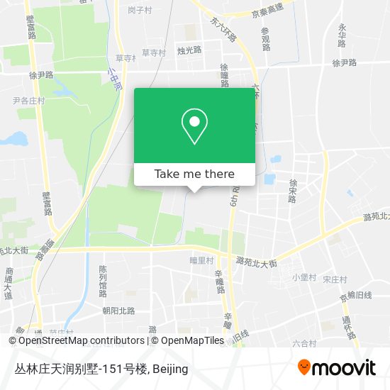 丛林庄天润别墅-151号楼 map