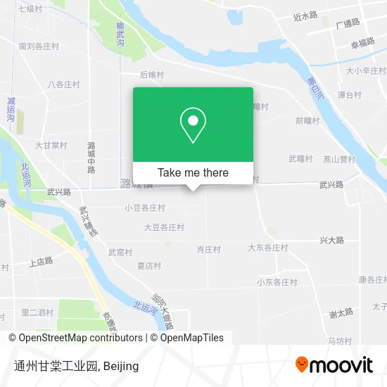 通州甘棠工业园 map