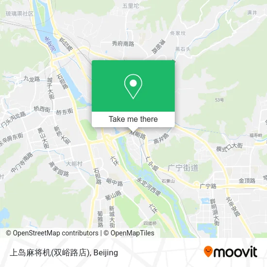 上岛麻将机(双峪路店) map