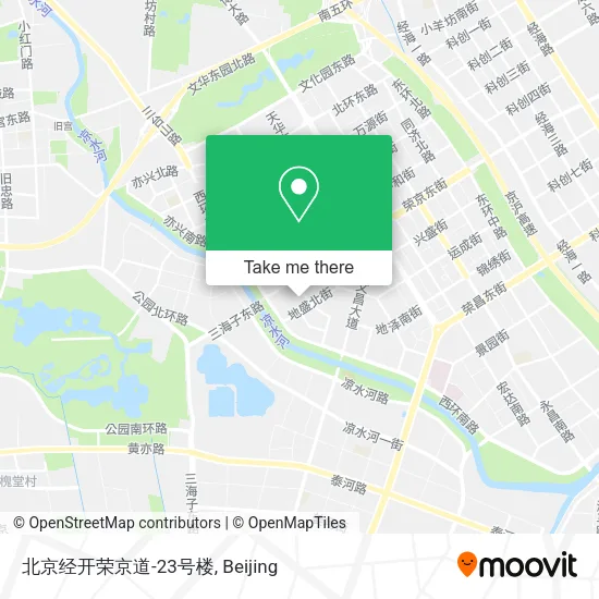 北京经开荣京道-23号楼 map