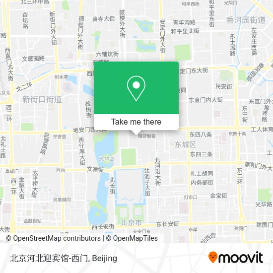 北京河北迎宾馆-西门 map