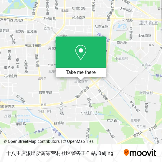 十八里店派出所离家营村社区警务工作站 map