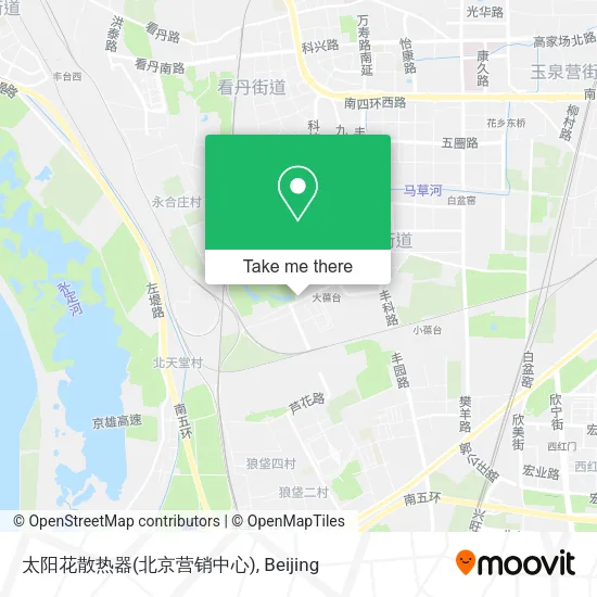 太阳花散热器(北京营销中心) map