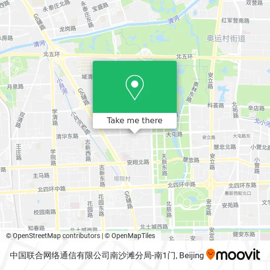 中国联合网络通信有限公司南沙滩分局-南1门 map