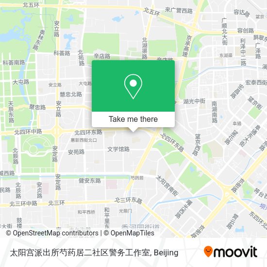 太阳宫派出所芍药居二社区警务工作室 map