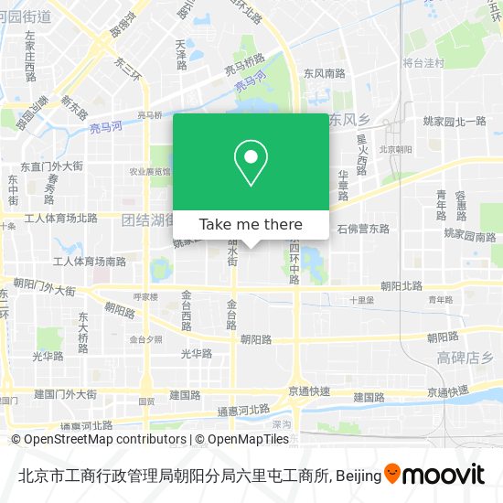 北京市工商行政管理局朝阳分局六里屯工商所 map