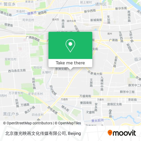 北京微光映画文化传媒有限公司 map