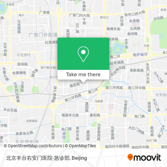 北京丰台右安门医院-急诊部 map