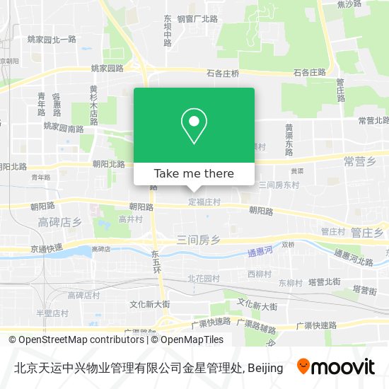 北京天运中兴物业管理有限公司金星管理处 map