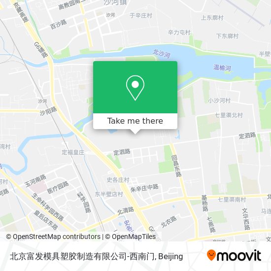 北京富发模具塑胶制造有限公司-西南门 map