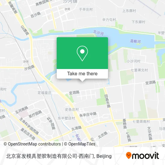 北京富发模具塑胶制造有限公司-西南门 map