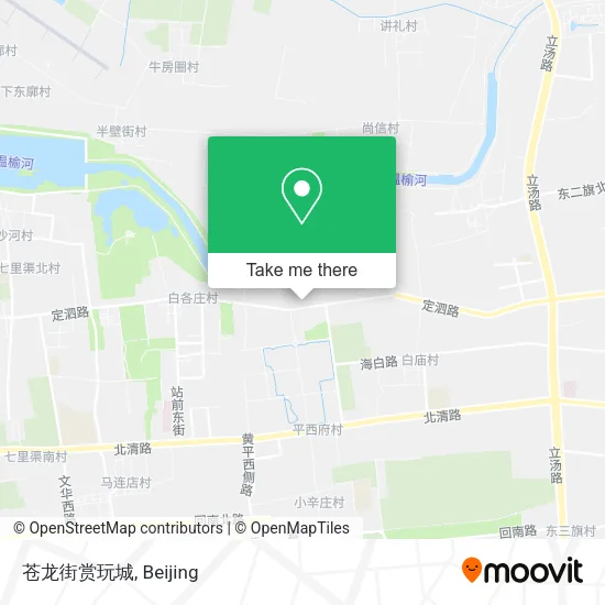 苍龙街赏玩城 map