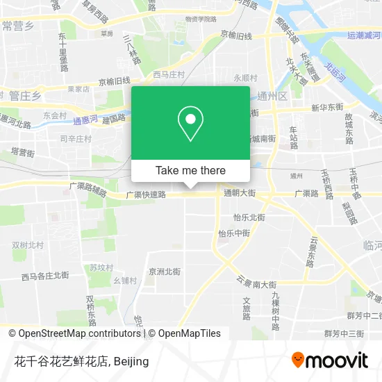 花千谷花艺鲜花店 map