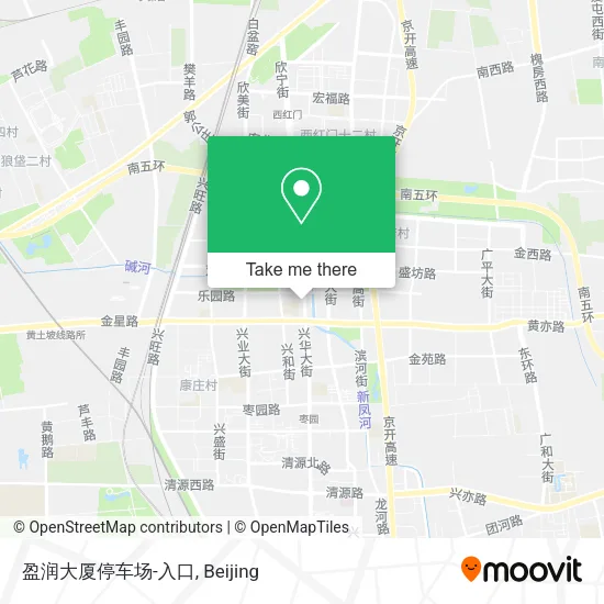 盈润大厦停车场-入口 map